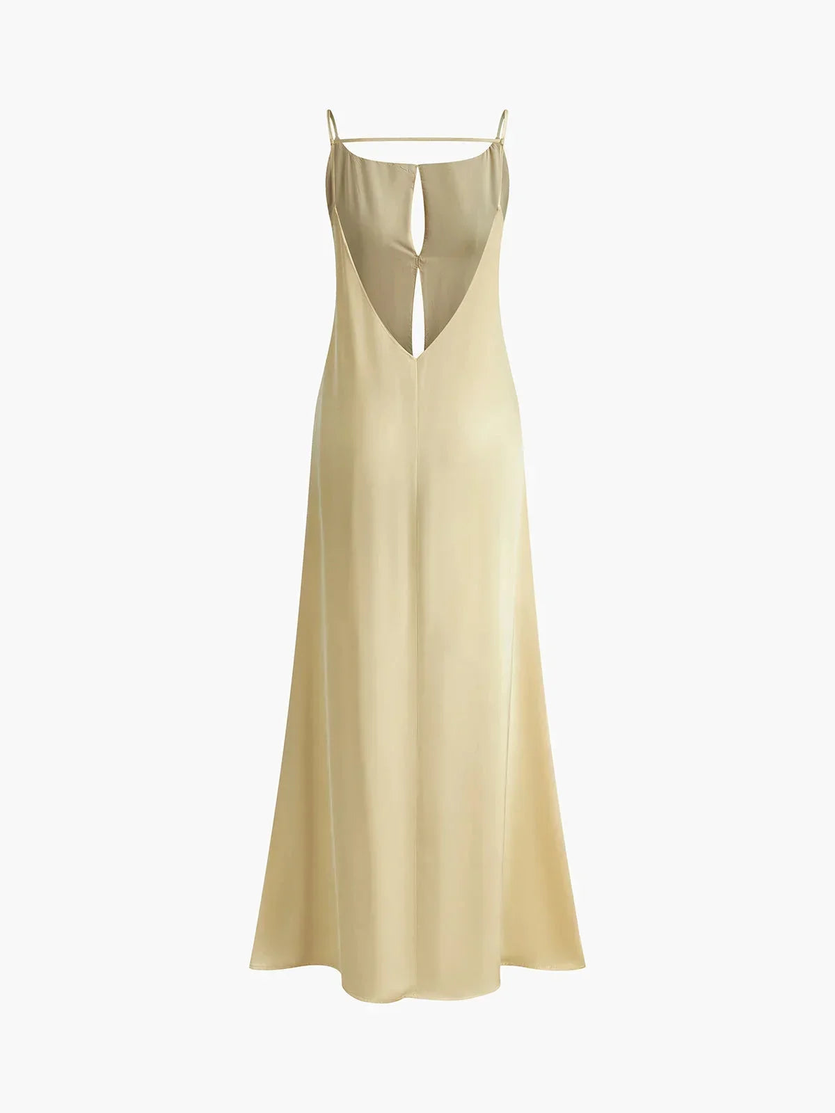 Sara | Minimalist Open-Back Strappy Women Summer Maxi Dress