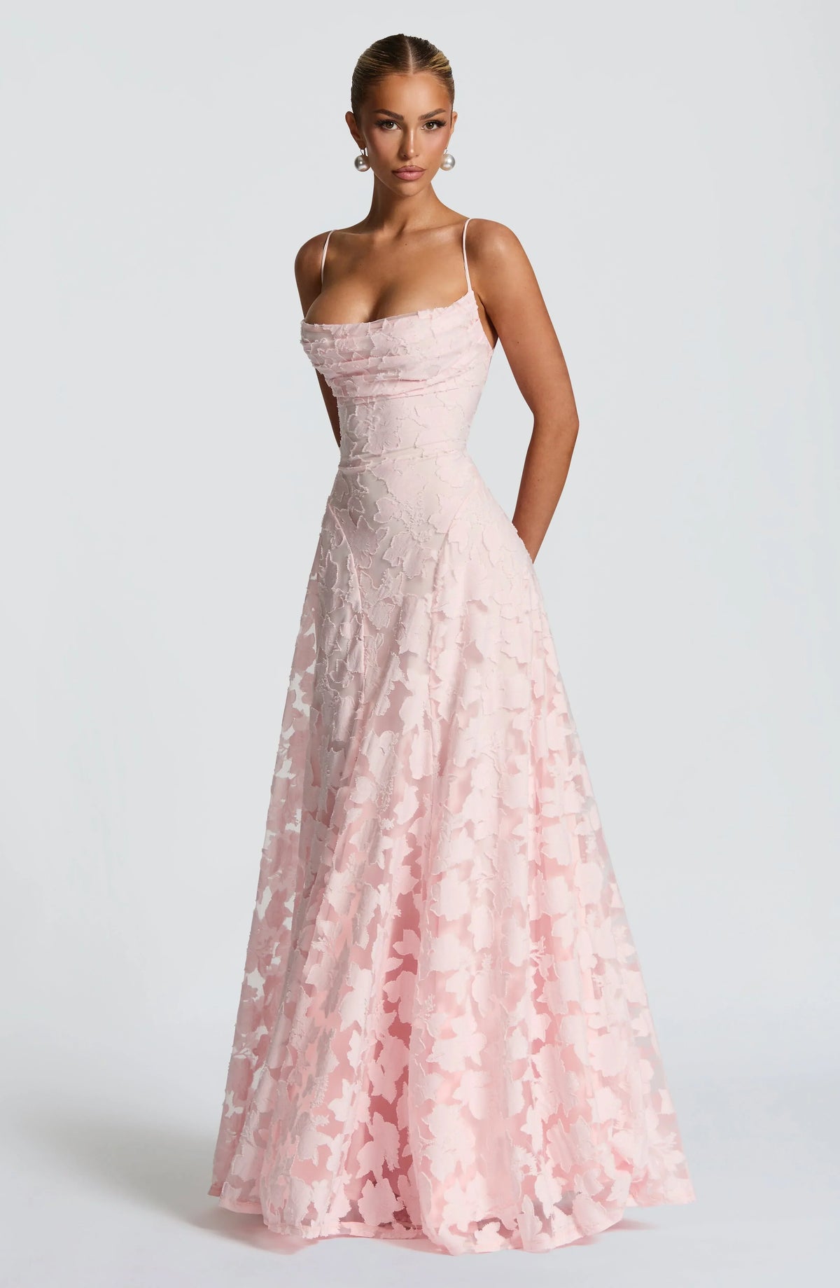 Adelaide | Lace Backless Lace-Up Women Summer Maxi Dress