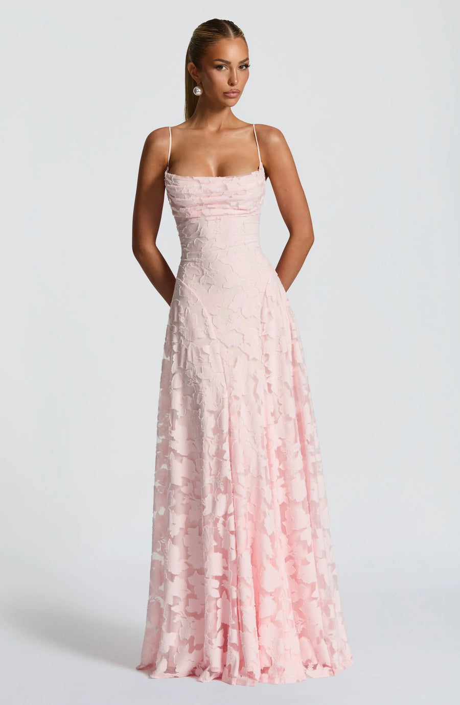 Adelaide | Lace Backless Lace-Up Women Summer Maxi Dress