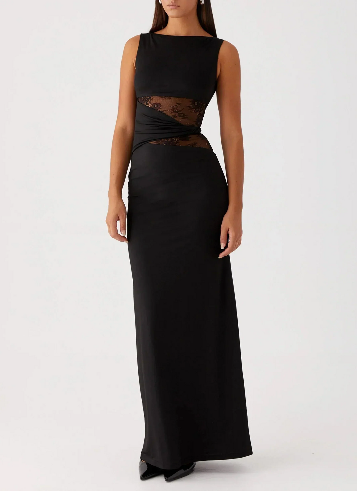 Sadie | Lace Cut-Out Sleeveless Women Summer Maxi Dress
