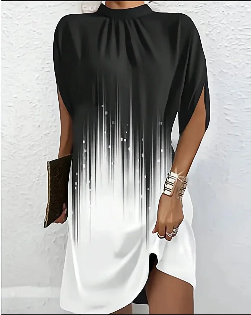 Lainey | Loose Draped Asymmetric Women Summer Mini Dress