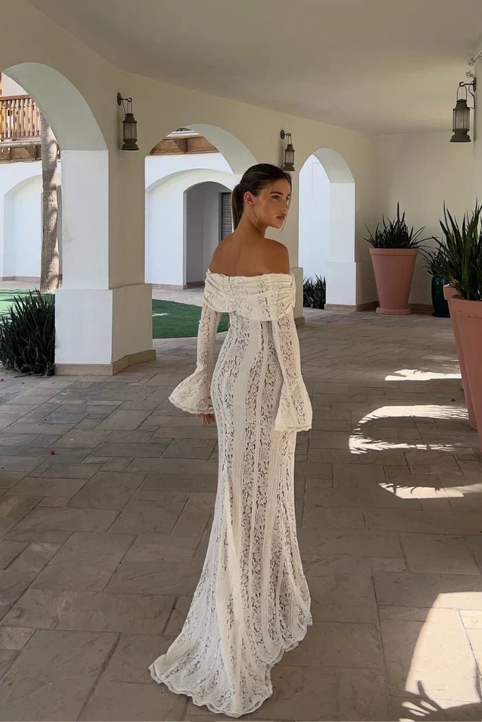 Simone | Boho Lace Off-Shoulder Women Summer Maxi Dress