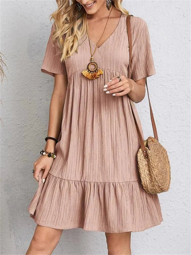 Andie | Retro Tummy-Control V-Neck Women's Dress