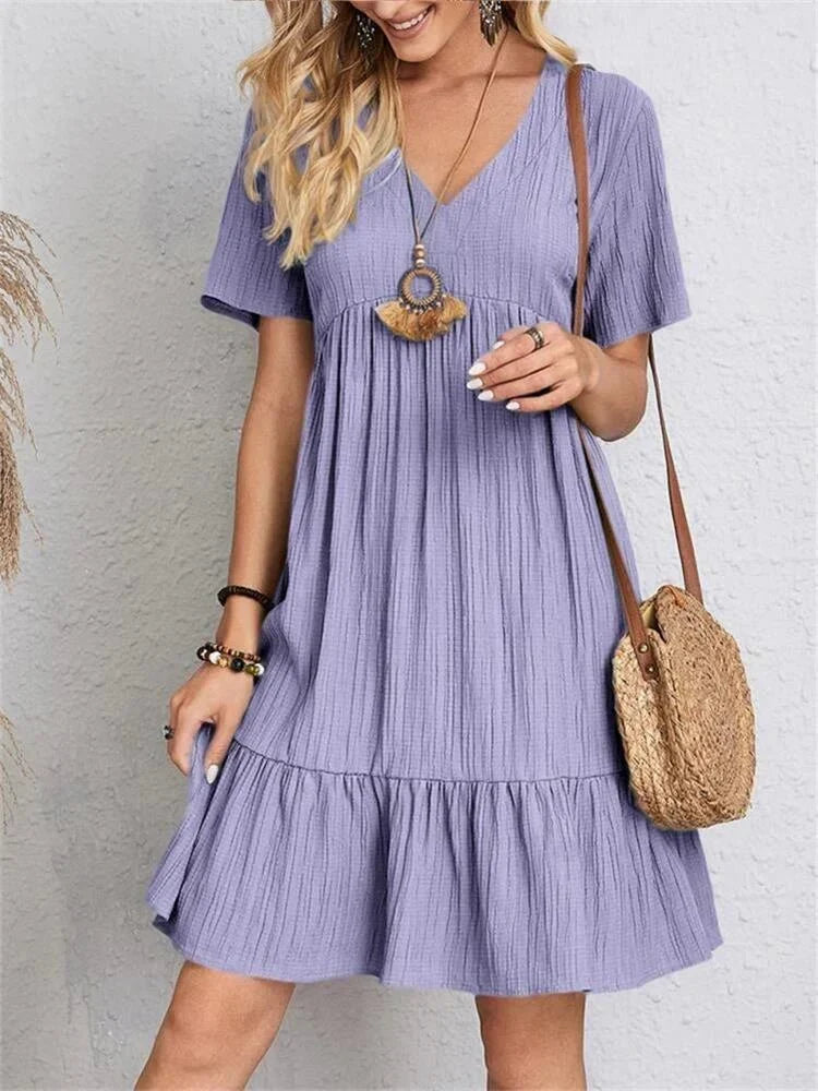 Andie | Retro Tummy-Control V-Neck Women's Dress