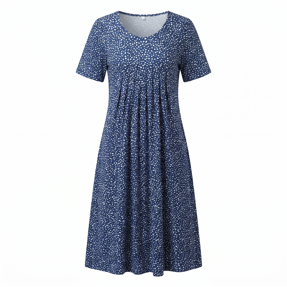Calla | Floral Short-Sleeve Flowy Women Summer Midi Dress